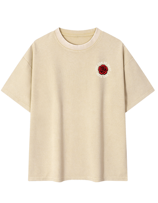 Love Mineral Wash Waffle Knit T-Shirt