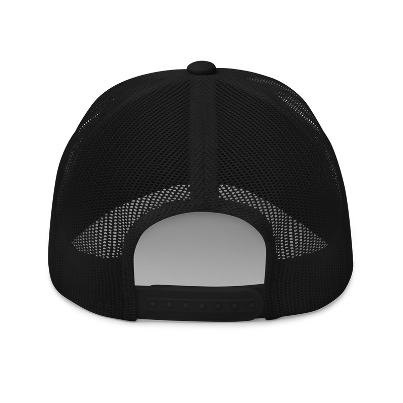 Logo Trucker Hat - Black