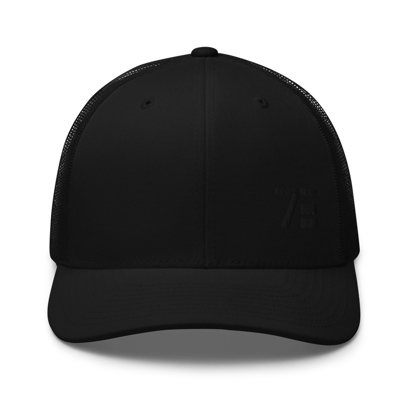 Logo Trucker Hat - Black