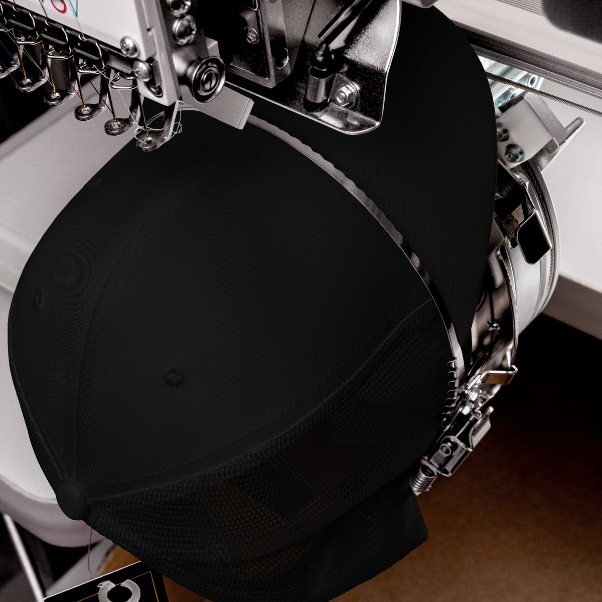 Logo Trucker Hat - Black