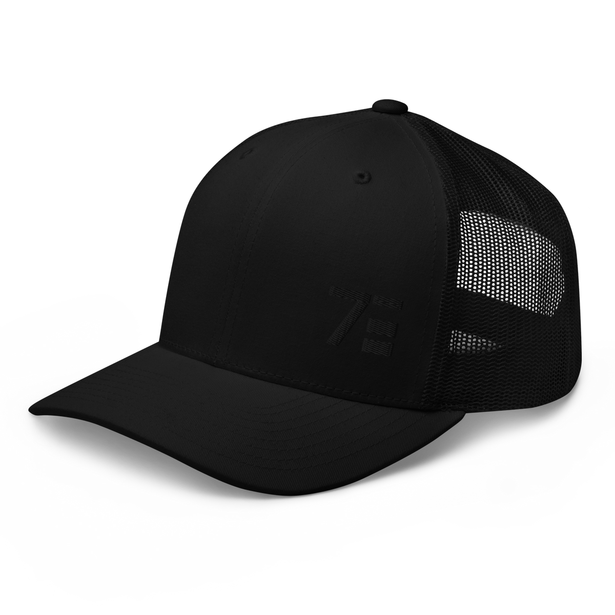 Logo Trucker Hat - Black