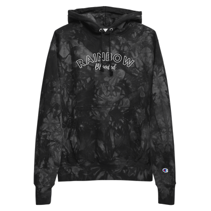 Rainbow Blooded Champion Tie-Dye Hoodie